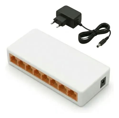 Switch Gigabit de 8 portas RJ45