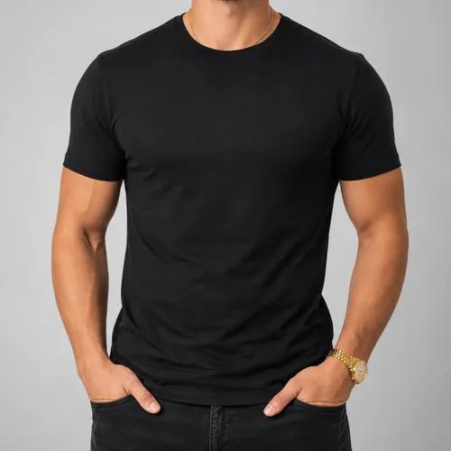 Camiseta em malha peruana premium
