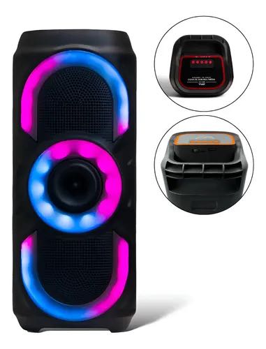 Caixa de som portátil 50W RGB TWS